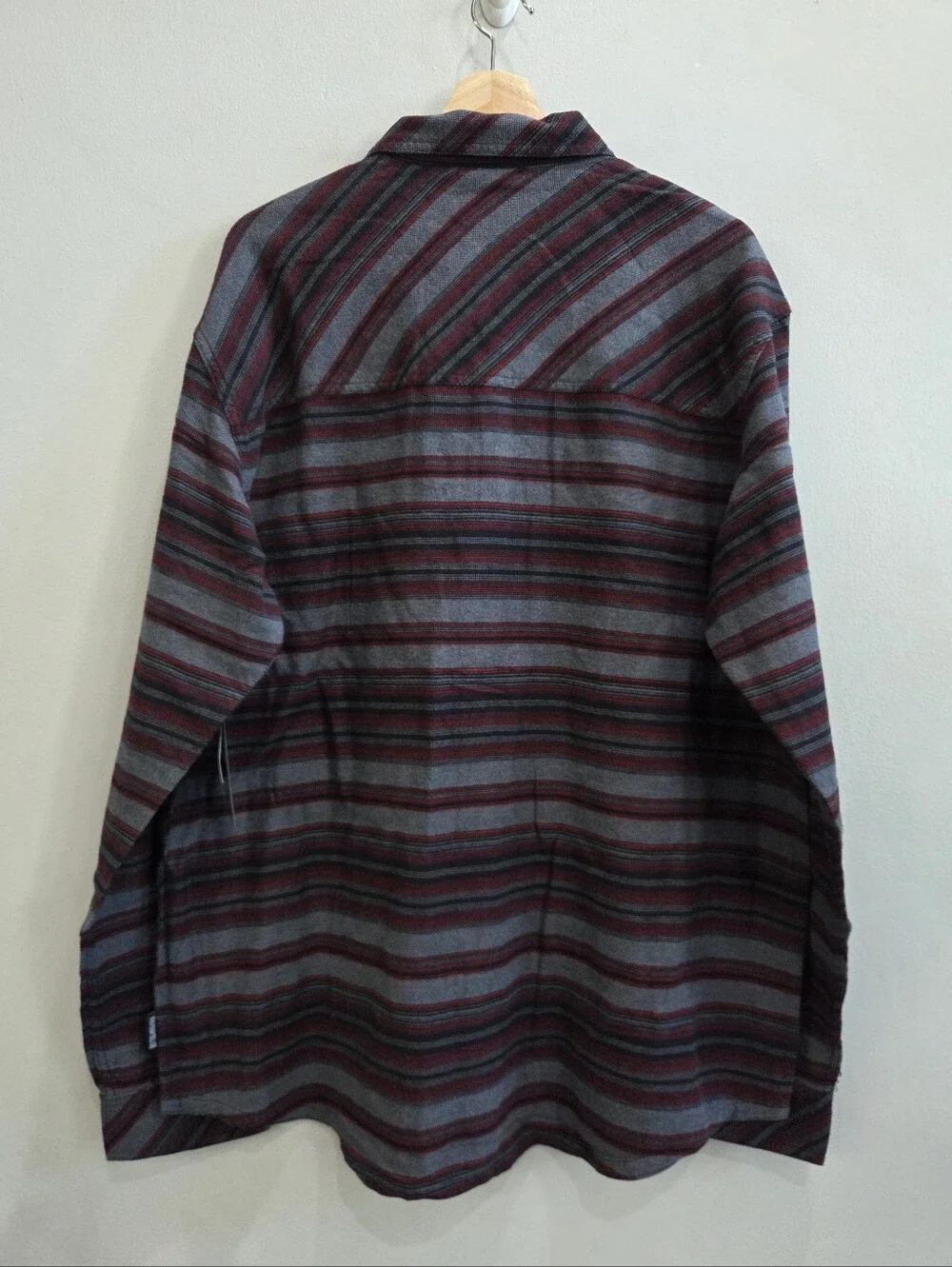 Metal Mulisha 2-Stroke Woven Long Sleeve Stripe Flannel Shirt Cotton Men's XXL